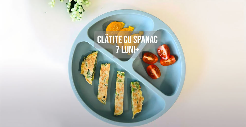 Clatite cu spanac