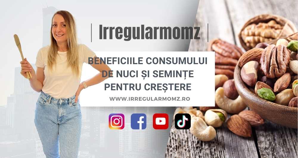 Beneficiile consumului de nuci și semințe pentru creștere